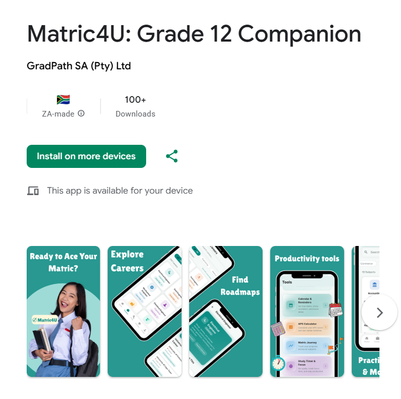Matric4U App